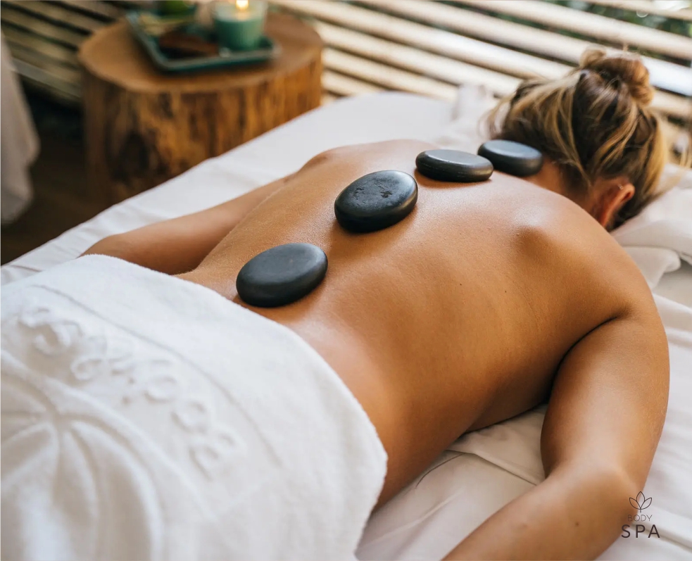 MASAJE CON PIEDRAS CALIENTES